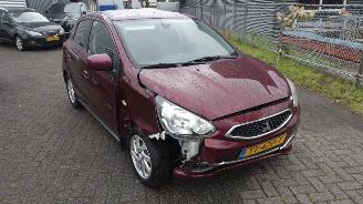 krockskadad bil auto Mitsubishi Space-star !.0 Automaat Cleartech Intense Mooie luxe auto !! 2018/1