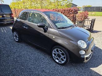 damaged passenger cars Fiat 500C  2013/4