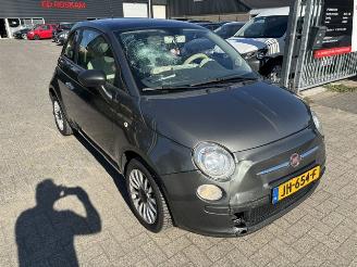 damaged passenger cars Fiat 500 1.2 Lounge Pano airco 2013/11