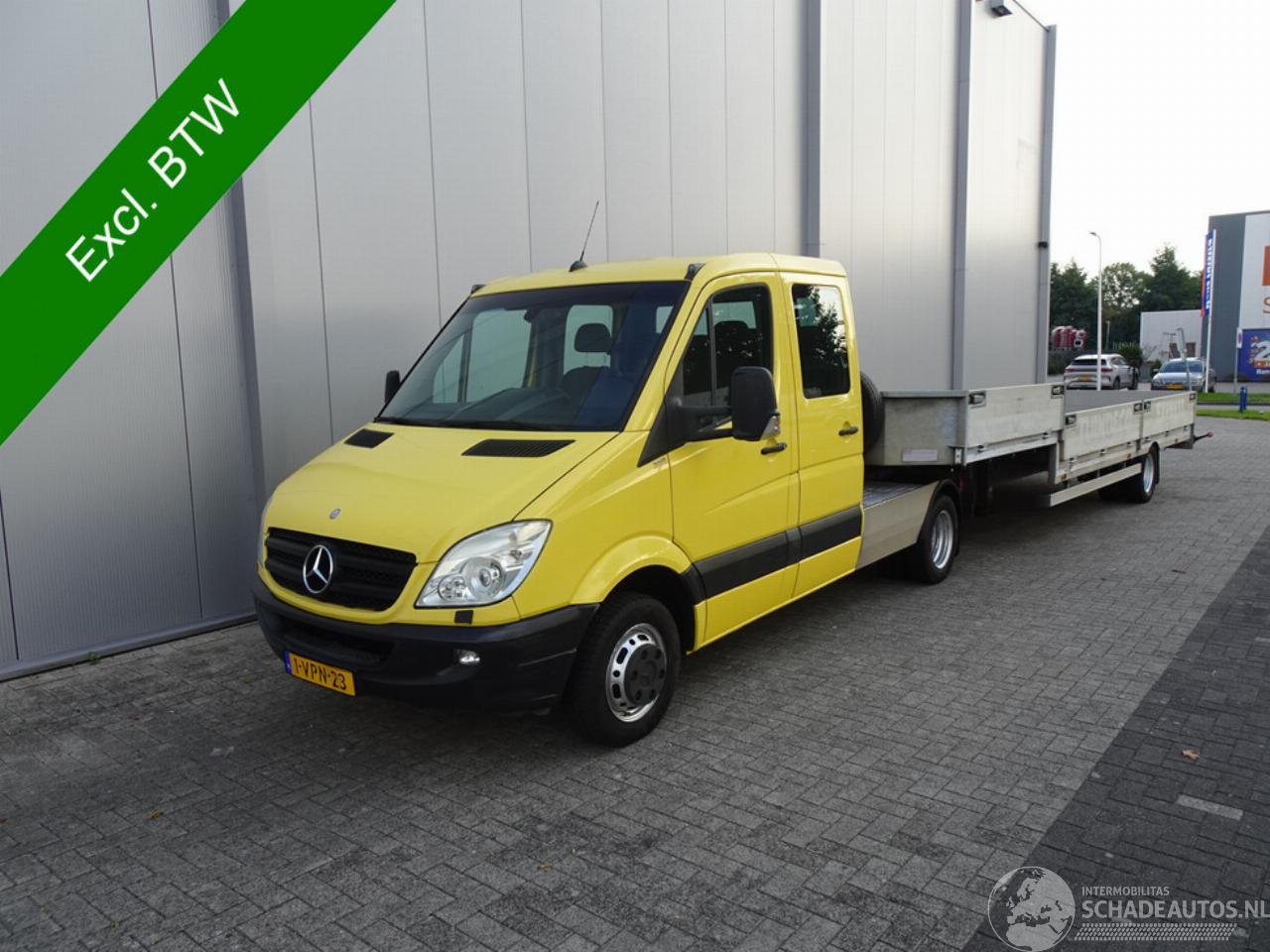 Mercedes Sprinter 518 3.0 CDI 366 DC be trekker met kuiper oplegger complet combi 6 pers