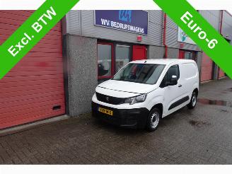 skadebil auto Peugeot Partner 1.5 BlueHDI Pro airco 2020/1