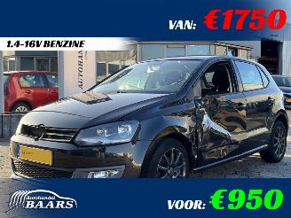 Schadeauto Volkswagen Polo 1.4-16V Comfortline 2010/12