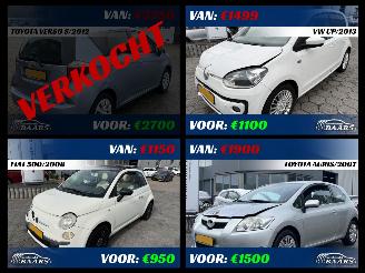 skadebil auto Fiat 500 1.2 2008/9