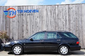 krockskadad bil auto Saab 9-5 2.0T LPG Airco Stoelverwarming Schuifdak Trekhaak 110KW 2001/3