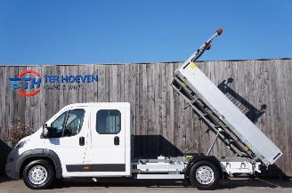 Schadeauto Citroën Jumper 2.2 HDi 3Zijdige Kipper Dubbele Cabine Airco Navi 110KW Euro 5 2016/8