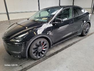 krockskadad bil auto Tesla Model Y Performance 393-KW Automaat AWD 2022/9