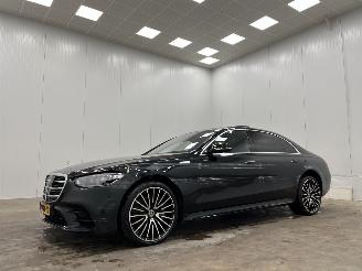 krockskadad bil auto Mercedes S-klasse 580 4Matic Lang AMG Panoramadak 2022/10