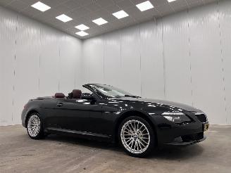 uszkodzony samochody osobowe BMW 6-serie Cabrio 630i Autom. Navi Clima 2008/2
