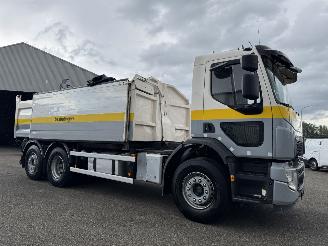dañado camiones Volvo FE Autom. 6x2 HIAB Kraan Kipper 3-Zijdig 2018/10