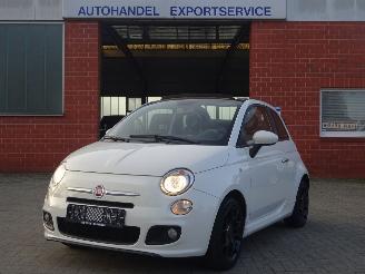 Damaged car Fiat 500 Cabrio, Airco, Half leer, Euro6 2014/6