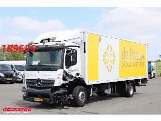 Schade vrachtwagen Mercedes Antos 2124 Koffer 8.60 Meter!! LBW Euro 6 2017/11