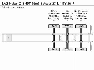 LAG  Hobur O-3-45T 36m3 3-Asser 2X Lift BY 2017 picture 32