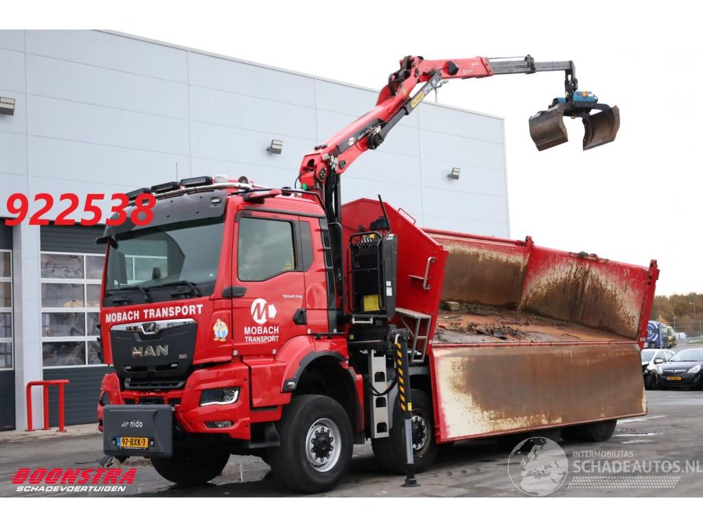 MAN TGS 43.510 8X8 Widespread Palfinger Q170Z84TI Kran 62.358 km!!