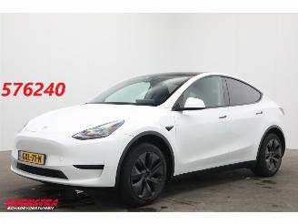 krockskadad bil auto Tesla Model Y Long Range RWD 75 kWh Pano LED ACC Leder Camera SHZ 13.470 km! 2024/12