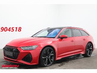 Coche accidentado Audi Rs6 Avant 4.0 TFSI Quattro Dynamic+ 305kmh Keramik Pano B&O HUD 360° ACC 2022/4