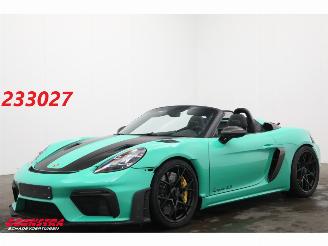 krockskadad bil auto Porsche 718 Spyder RS Weissach PCCB Sport Chrono Lift Camera 1.610 km!! 2024/3