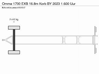   1700 EXB 16.8m Korb BY 2023 1.600 Uur picture 35