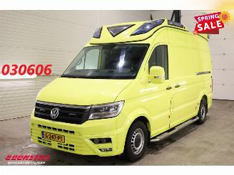 Tweedehands bestelwagen Volkswagen Crafter 2.0 TDI 175 PK DSG Ambulance RTW Lucht 2X Schuifdeur LED Leder Airco Cruise PDC 2019/11