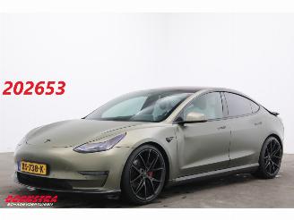krockskadad bil auto Tesla Model 3 Long Range AWD 75 kWh Novitec Leder Pano ACC Camera 2019/3