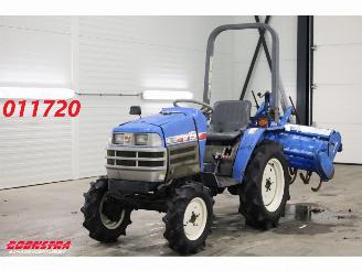 dañado máquina Iseki  TM15 11 KW Minitraktor + Frees 419 Uur 2002