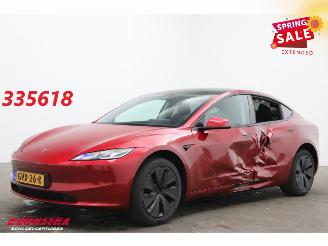 krockskadad bil auto Tesla Model 3 Premium Long Range AWD 78 kWh Pano LED ACC Ventilatie Leder 2024/12