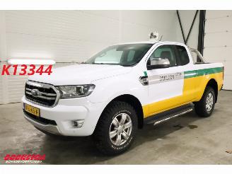 krockskadad bil bedrijf Ford Ranger 2.0 EcoBlue Limited Super Cab Leder ACC Navi Clima Camera SHZ AHK 2020/11