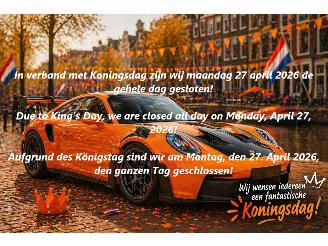 Damaged car Nio EL6 KONINGSDAG 