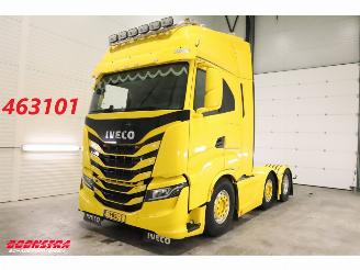 skadebil vrachtwagen Iveco S-way 480 Full Air Alcoa Leder ACC Standairco 6X2 Verschiebekopplung 2022/2