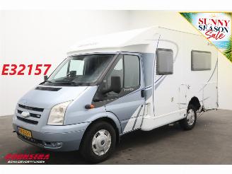 dañado camper Dethleffs  Globevan 02 2.2 TDCI Luifel Fietsendrager Cruise 134.848 km! 2009/1