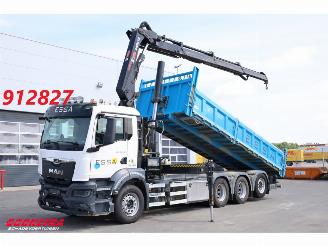 dañado camiones MAN TGS 35.510 8X4 Kipper Hiab X-Hipro 232 E-3 119.097 km! 2023/3