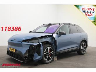 krockskadad bil auto Nio X7 100 kWh !Ohne Batterie! HUD ACC Clima Navi Memory Leder SHZ Camera 360° PDC 2024/2
