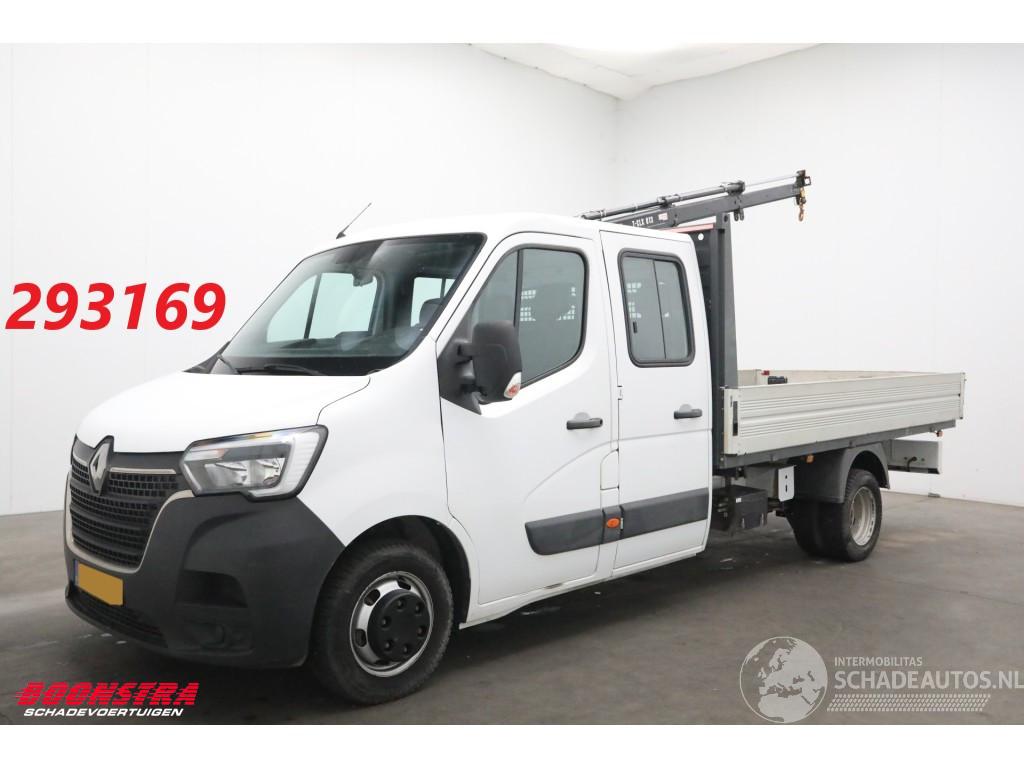 Renault Master 2.3 dCi 145 DoKa Hiab Kran Navi Airco Cruise 22.587 km!