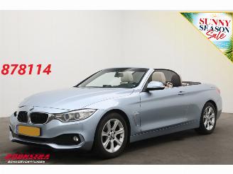 skadebil auto BMW 4-serie Cabrio 420d Fahrbereit Leder Memory Clima Cruise Camera SHZ 2014/12