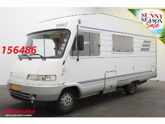 krockskadad bil camper Hymer  B 564 2.5 JTD luifel Hefbed Douche AHK 1995/7