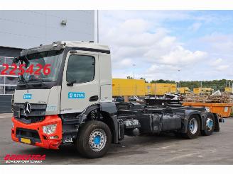 Schade vrachtwagen Mercedes Antos 2543 2X PTO ACC 6X2 46.736 km!! 2018/4