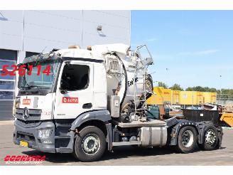 Schade vrachtwagen Mercedes Actros 2543 LS 6X2 Koks EcoVac Euro 6 124.445 Km!! 2021/11