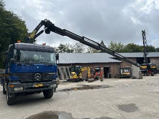 Mercedes Actros 1831 AK 4x4 Open laadbak met zware Palfinger laadkraan picture 36