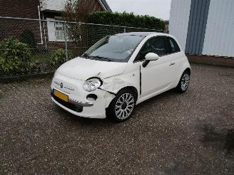Voiture accidenté Fiat 500 Twin Air Navi Airco Panodak 2011/10