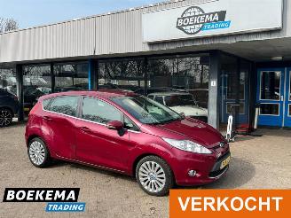 krockskadad bil auto Ford Fiesta 1.6 Titanium Climate Cruise PDC Stoelverwarming 2009/3