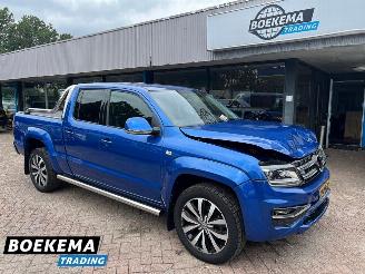 krockskadad bil bedrijf Volkswagen Amarok 3.0 TDI 224PK 4-Motion Highline DSG Leer Stoelverwarming 2019/1