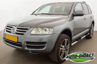 krockskadad bil auto Volkswagen Touareg 3.6 V6 AWD VR 3.6 Automaat Clima Navi Leder 2006/8