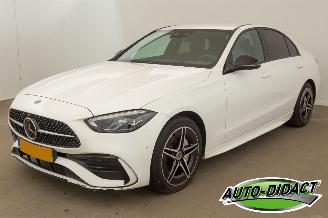 skadebil auto Mercedes C-klasse 180 AMG Line 83.517 km NAP Motorschade Digi Dash Clima 2022/3