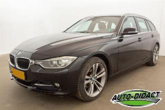 Schadeauto BMW 3-serie 318d Automaat Clima Navi Leder Executive 2015/6