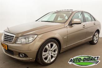 uszkodzony samochody osobowe Mercedes C-klasse 180 K Elegance Automaat Elek Dak Navi Clima Leder 2008/2