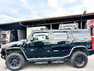 uszkodzony samochody ciężarowe Hummer H2 6.0 automaat 4x4 8Cil - bose - leer - stoelverw - led - clima - privacy glass - trekh - licht + regensensor 2002/11