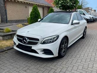 Damaged car Mercedes C-klasse 200 d AMG LINE PANO LED NAVI CAMERA 2019/7