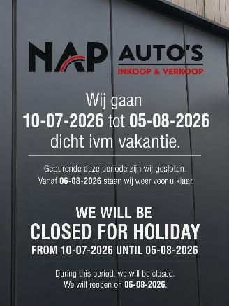 Audi Gesloten VAKANTIE! 2026/1